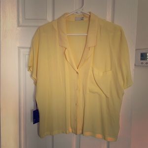 Aritzia Short sleeved blouse